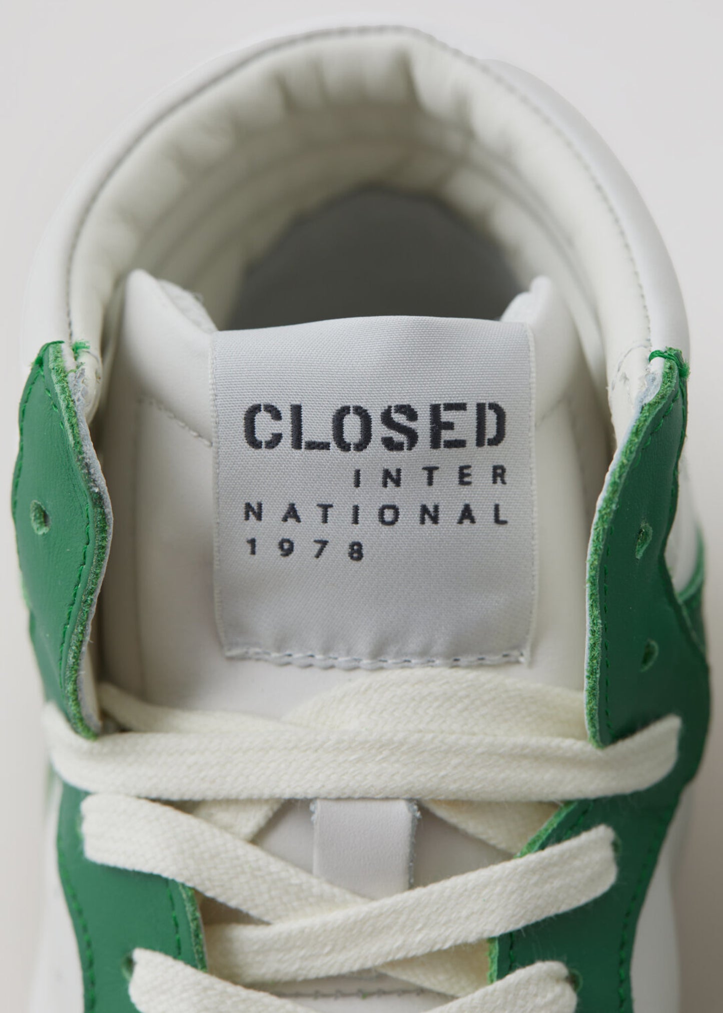 Closed Sneakers Hoog Groen/Wit
