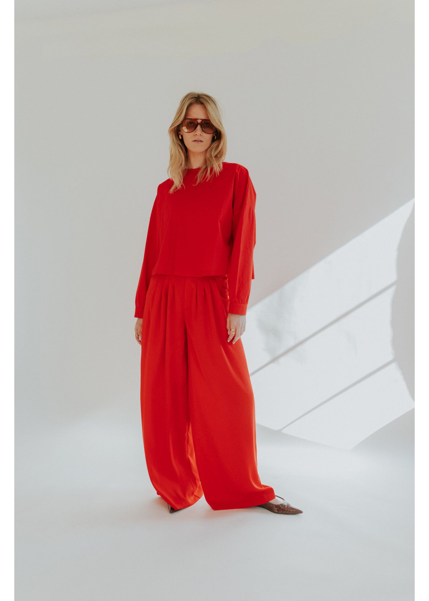 OUTLET Gisèle The Label Broek Biarritz Red