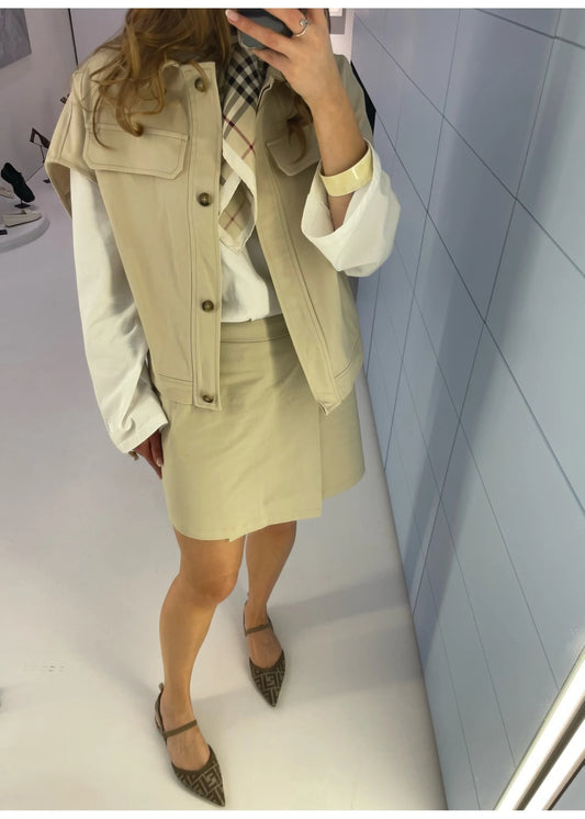 Gisèle The Label Rok Mini Trench Beige