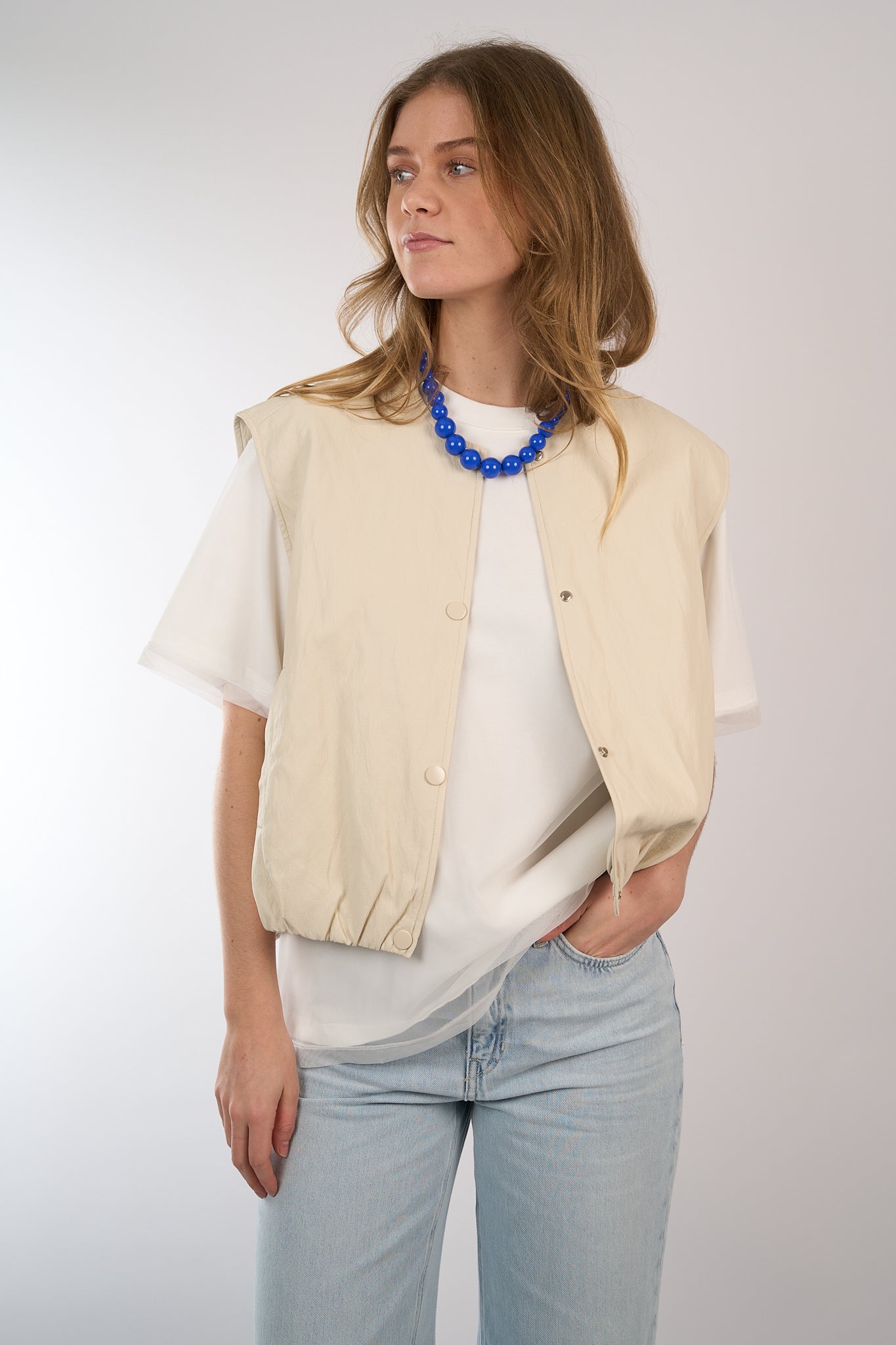 Eleh Bodywarmer Ecru