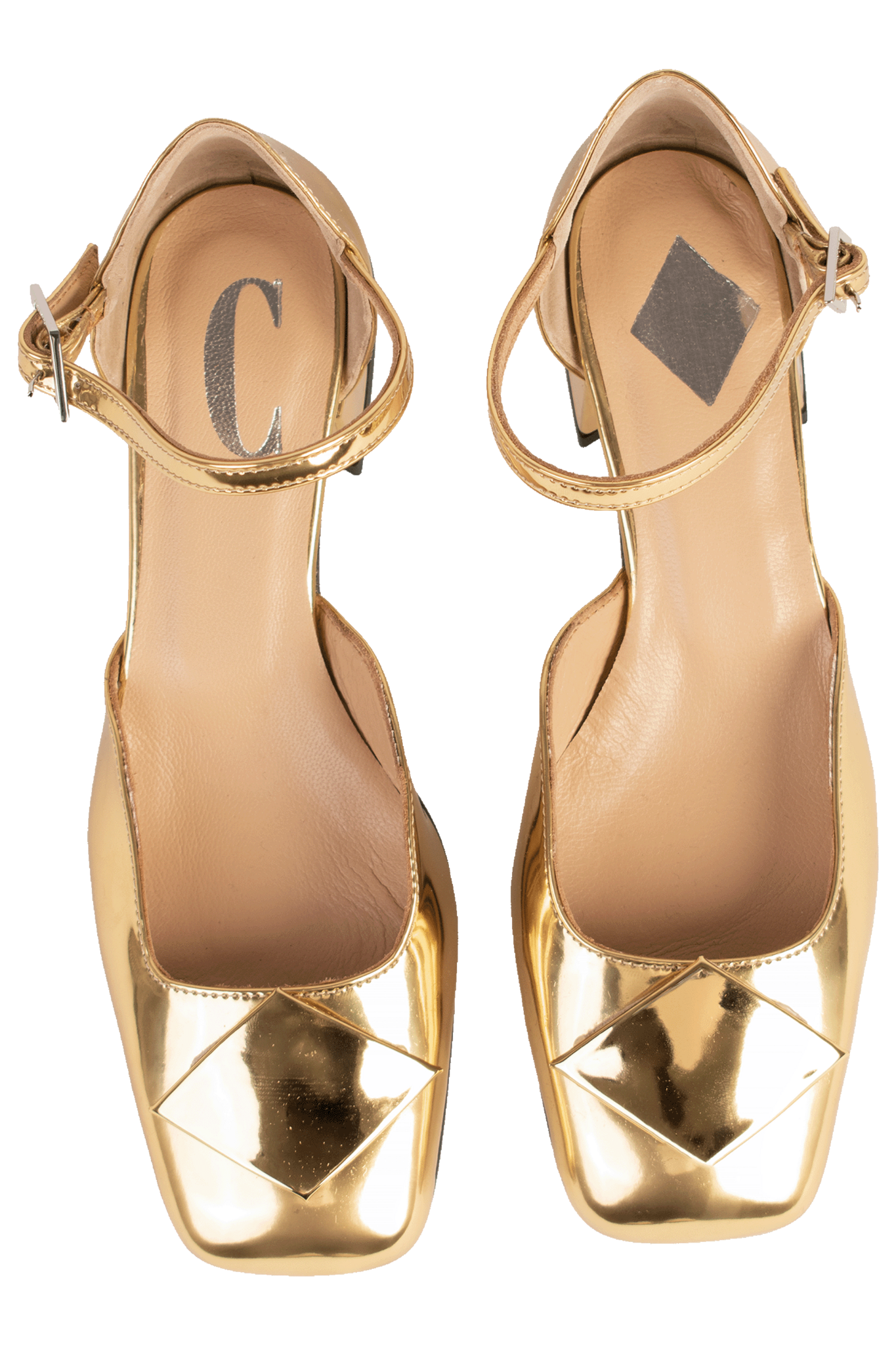 Cara Rosa Schoenen Sandaal Mila Specchio Oro