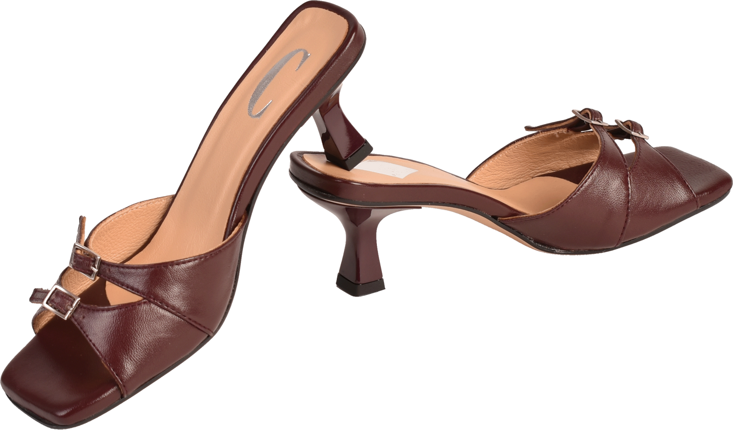Cara Rosa Schoenen Sandaal Giulia Napp Bordeau