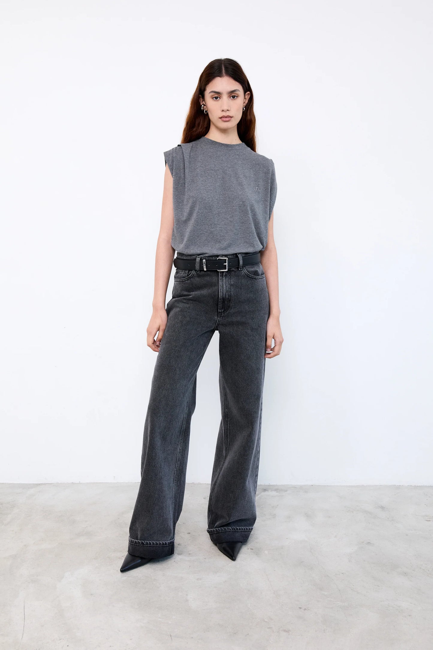 Liv The Label Top India Antracite