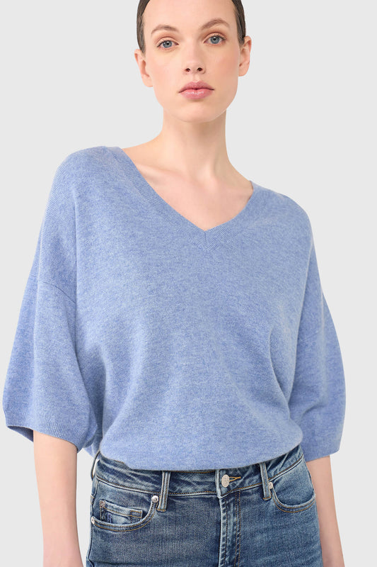 Janice Pull V Korte Mouwen Romeo Blue