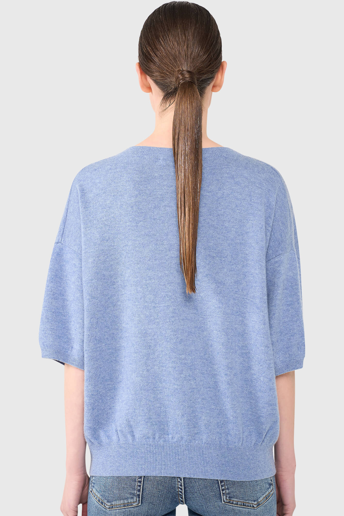 Janice Pull V Korte Mouwen Romeo Blue