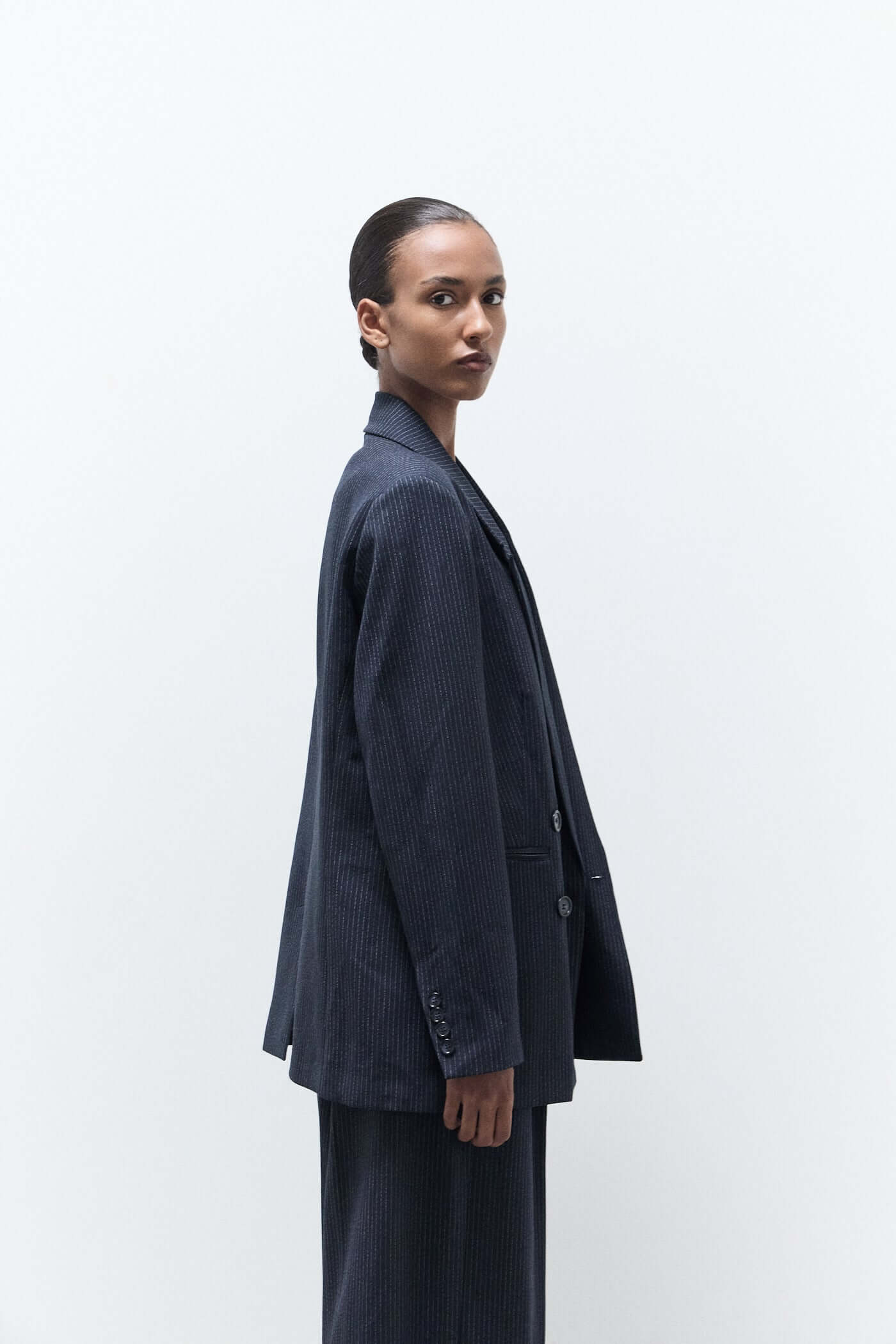 Liv The Label Blazer Indy Marine Pinstripe