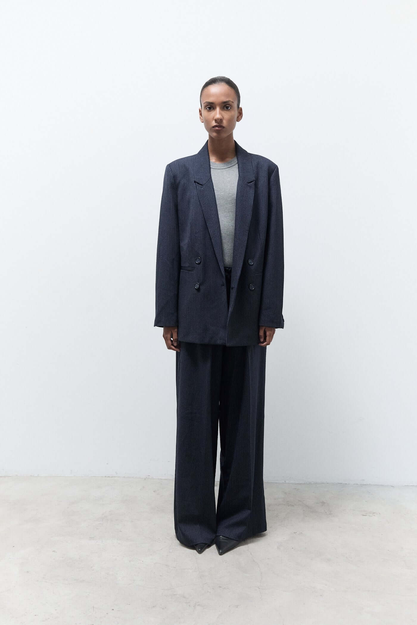 Liv The Label Blazer Indy Marine Pinstripe