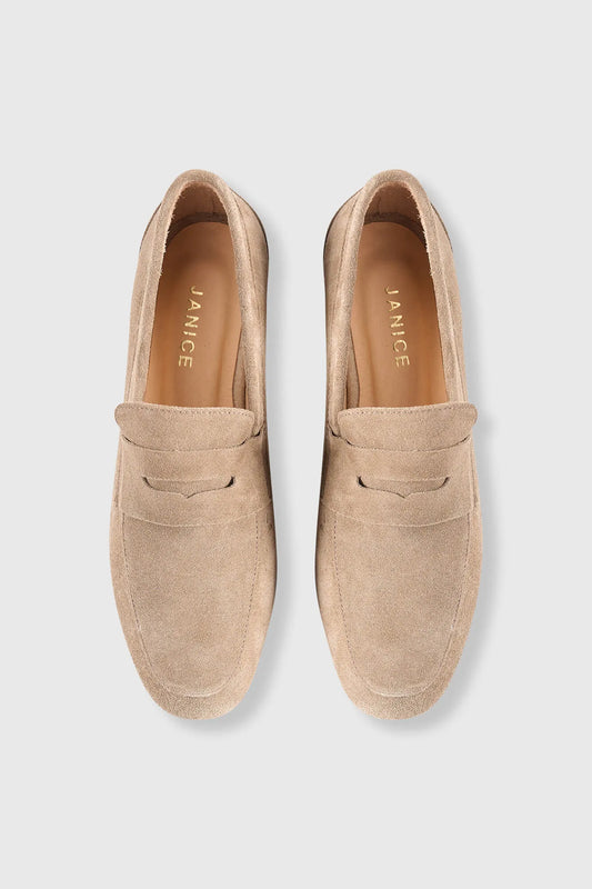 Janice Loafer Burt Suede Taupe