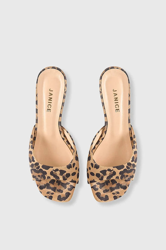 OUTLET Janice Schoenen Muiltjes Crew Leopard
