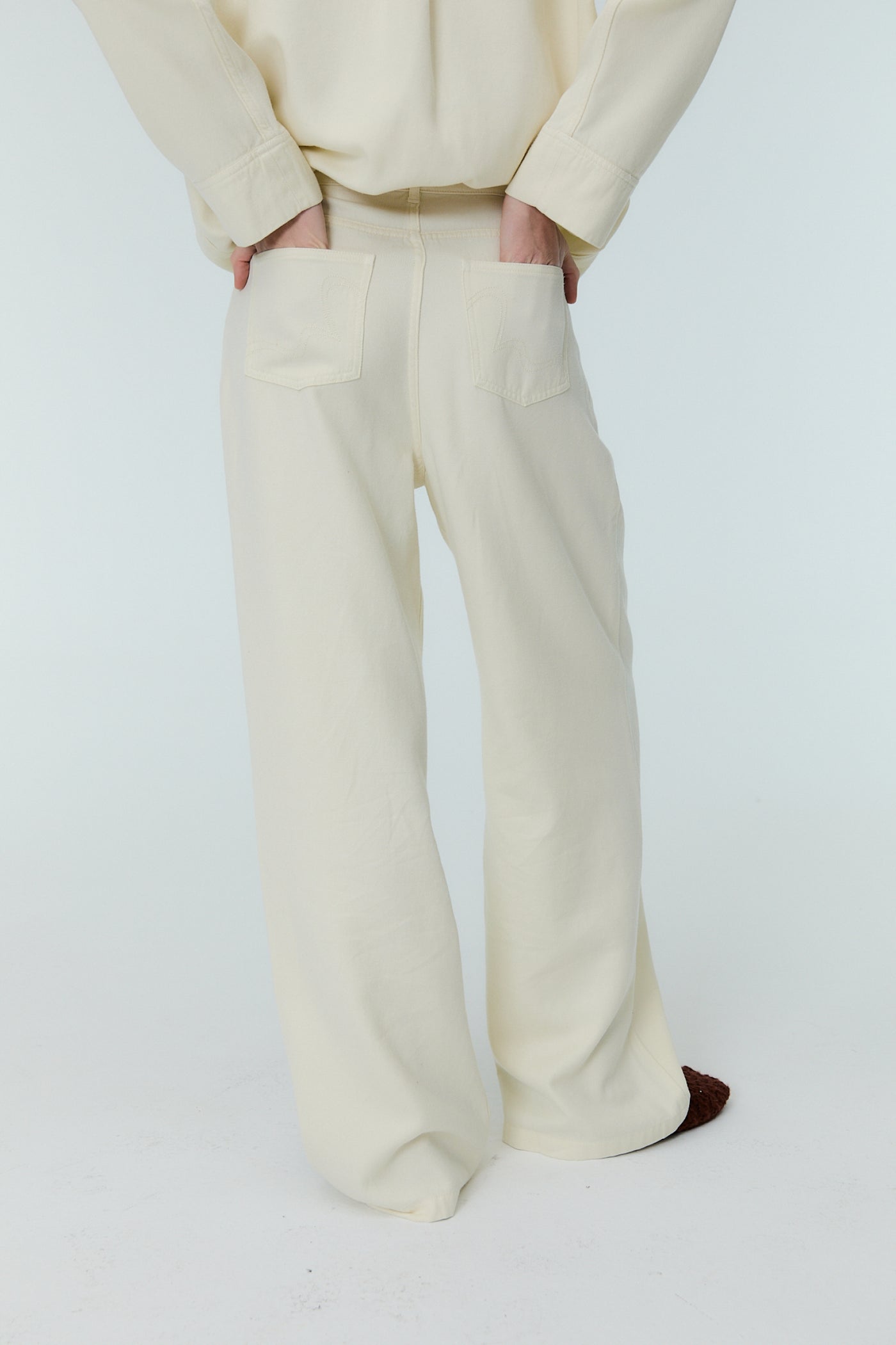 The New Society Broek Tribeca Vanilla Cream