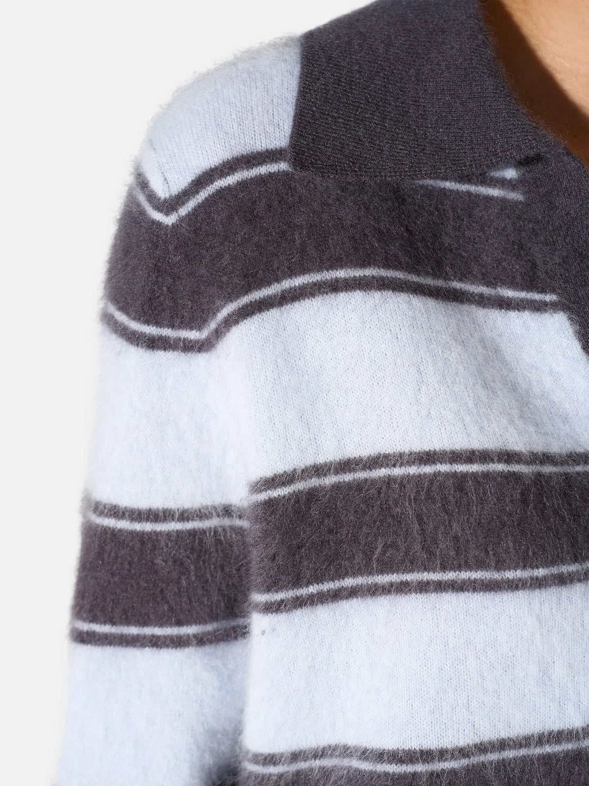 Janice Polo Pull Resort Blue Stripes