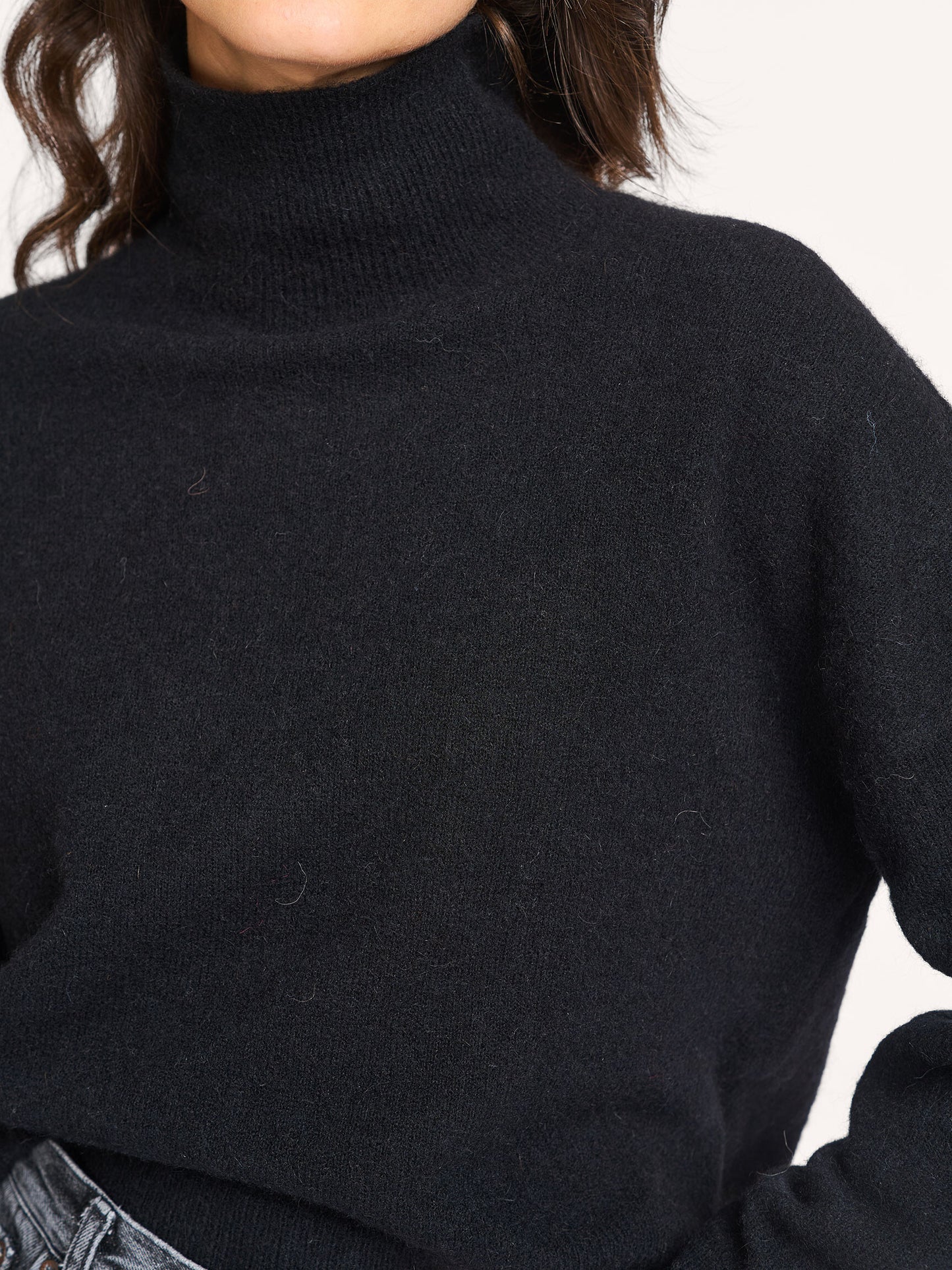 Samsoe samsoe Rolkraag Nola Black