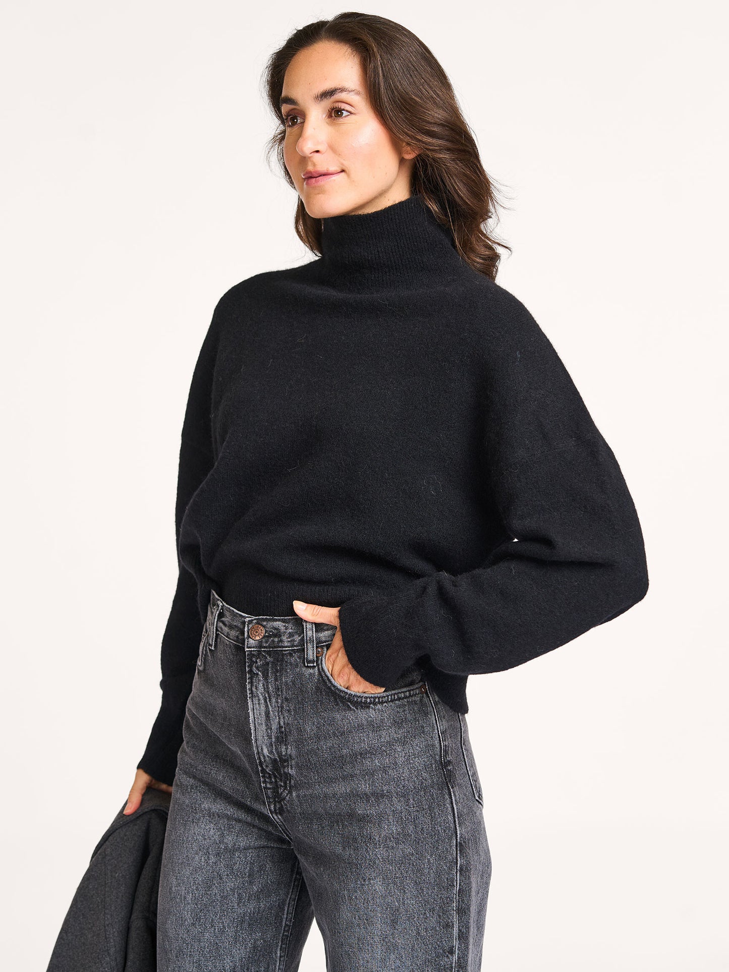 Samsoe samsoe Rolkraag Nola Black