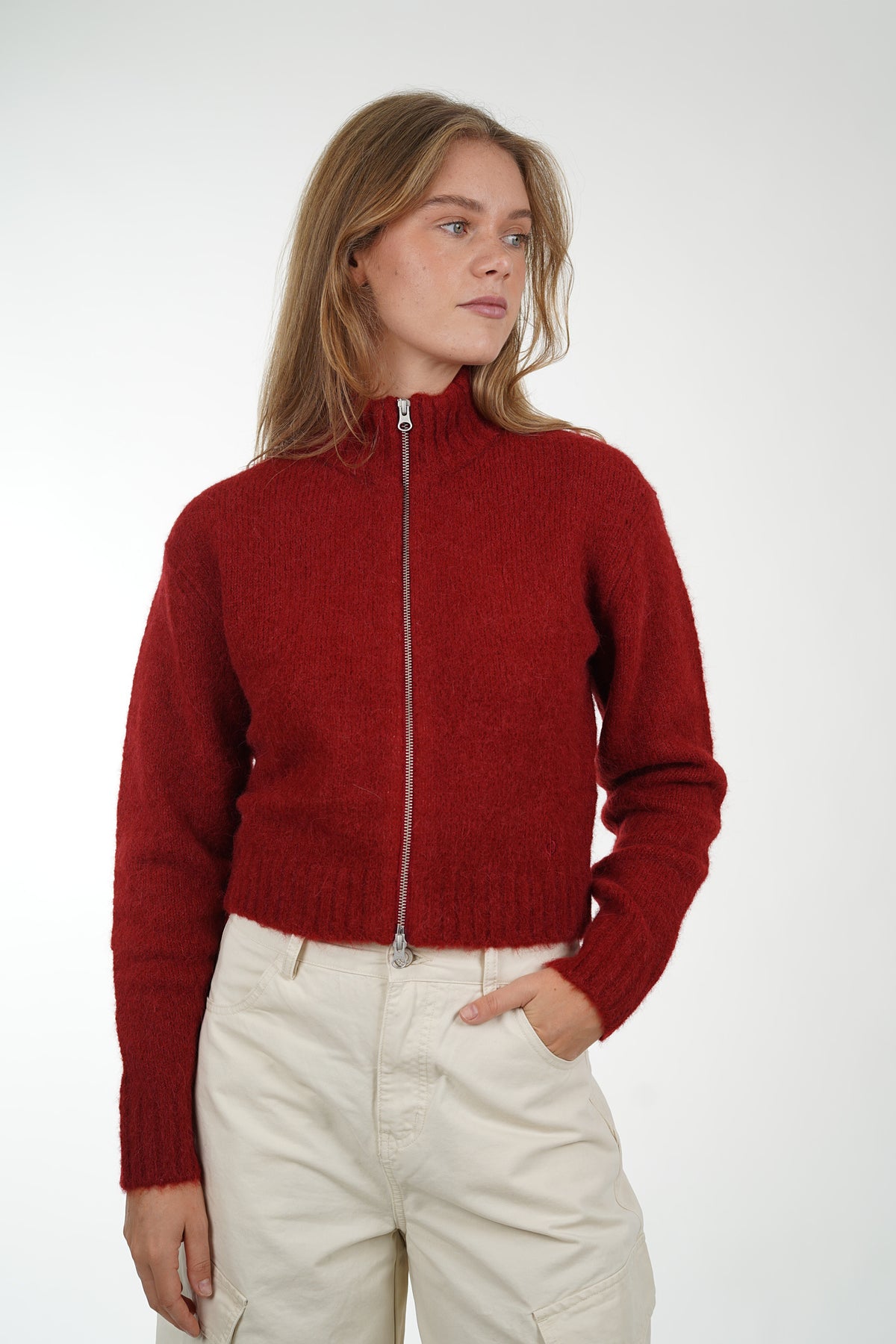 Samsoe Samsoe Cardigan Sajeanne Sun-Dried Tomato