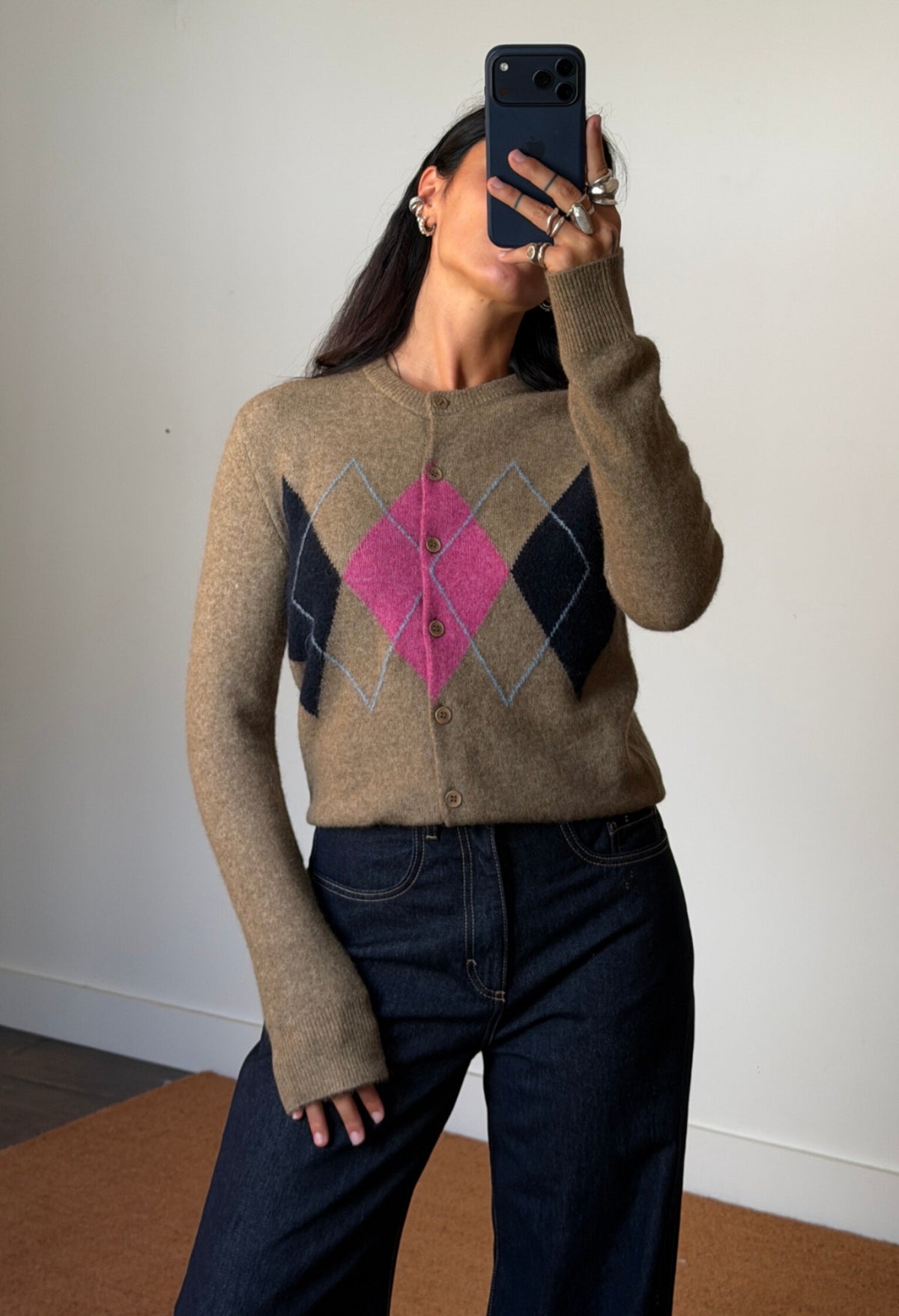 Samsoe Samsoe Cardigan Sanor Lead Gray