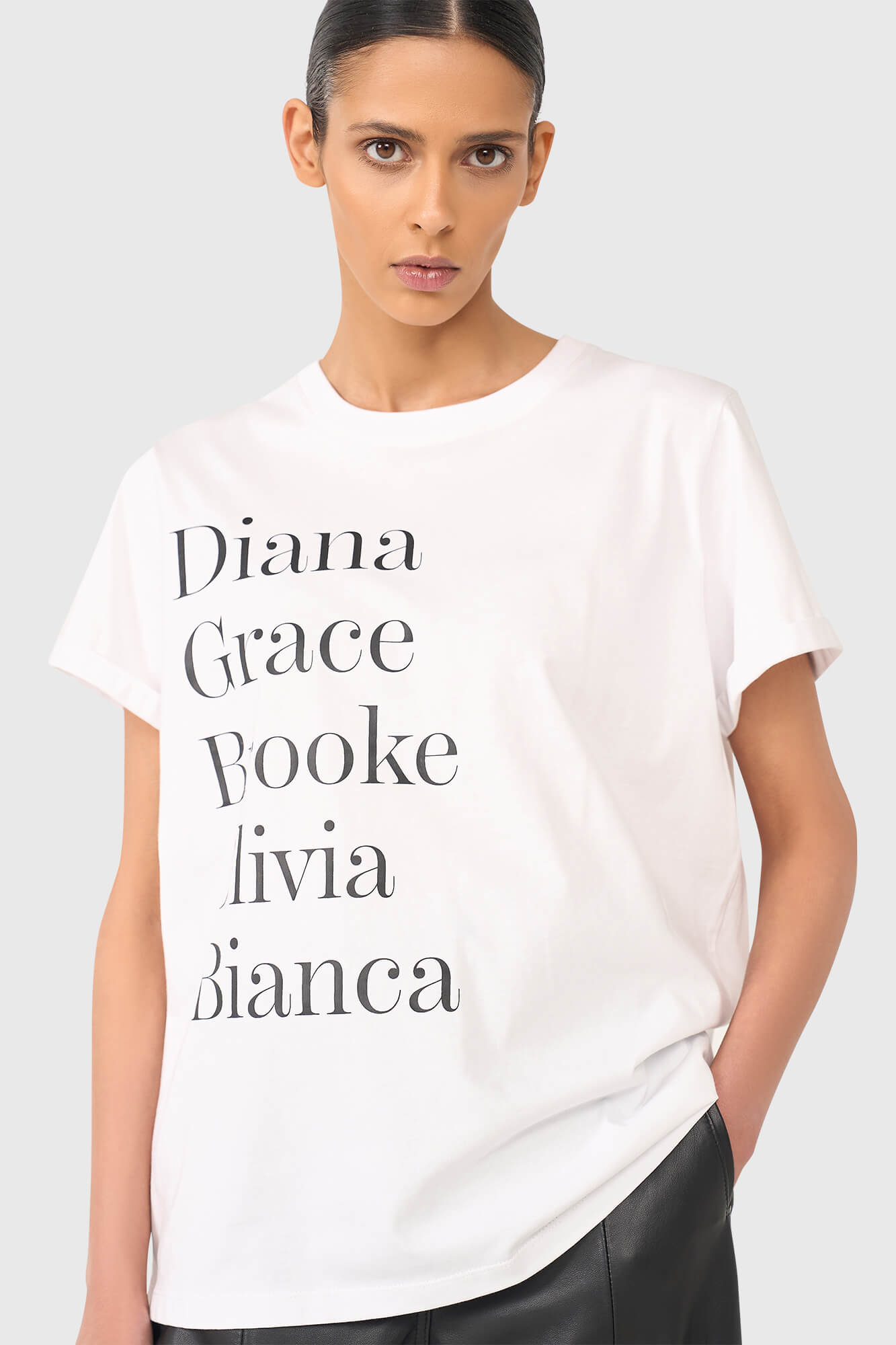Janice T-Shirt Rock Studio 54 Wit