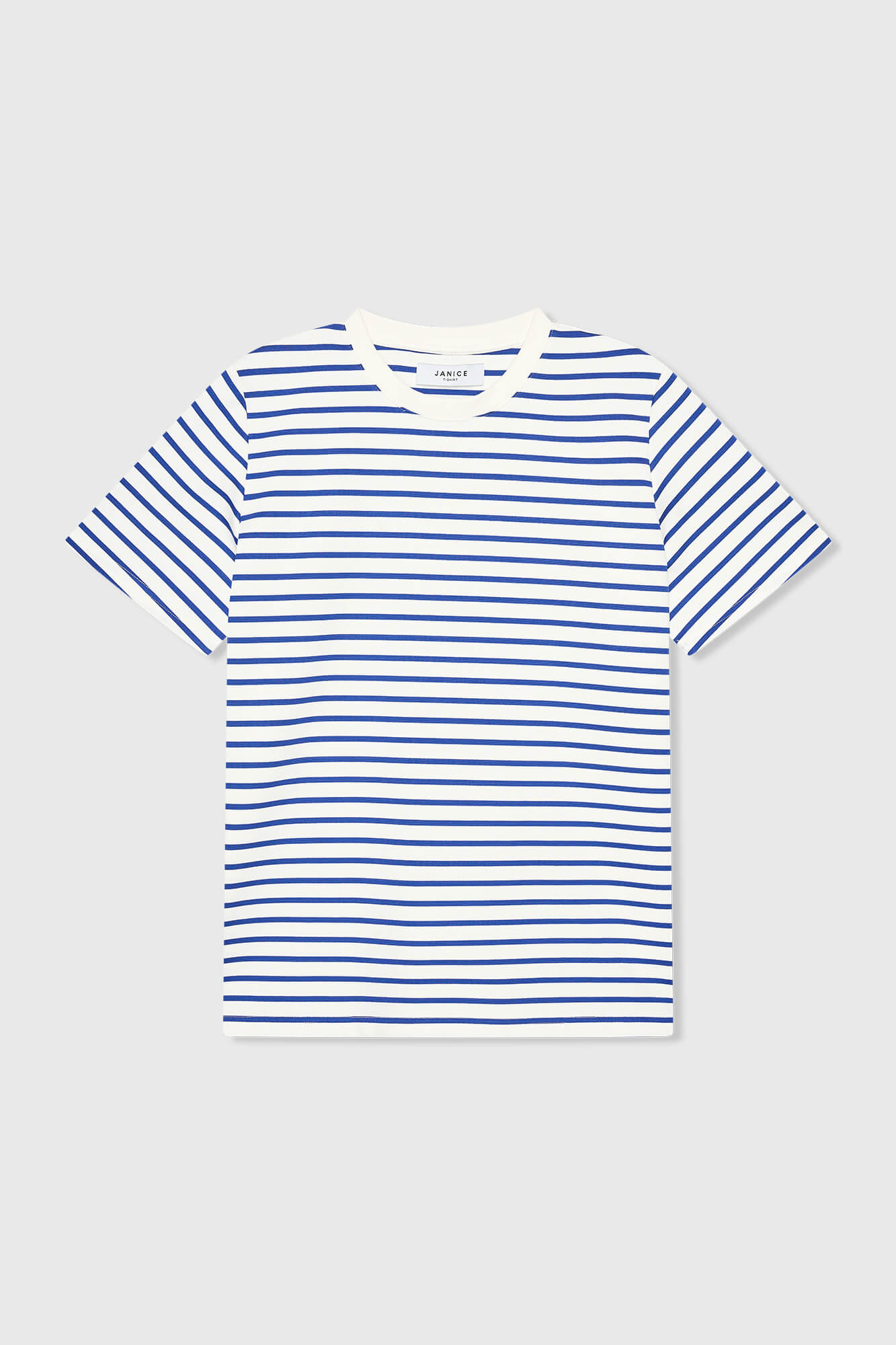 Janice T-shirt Rock Light Blue Stripe