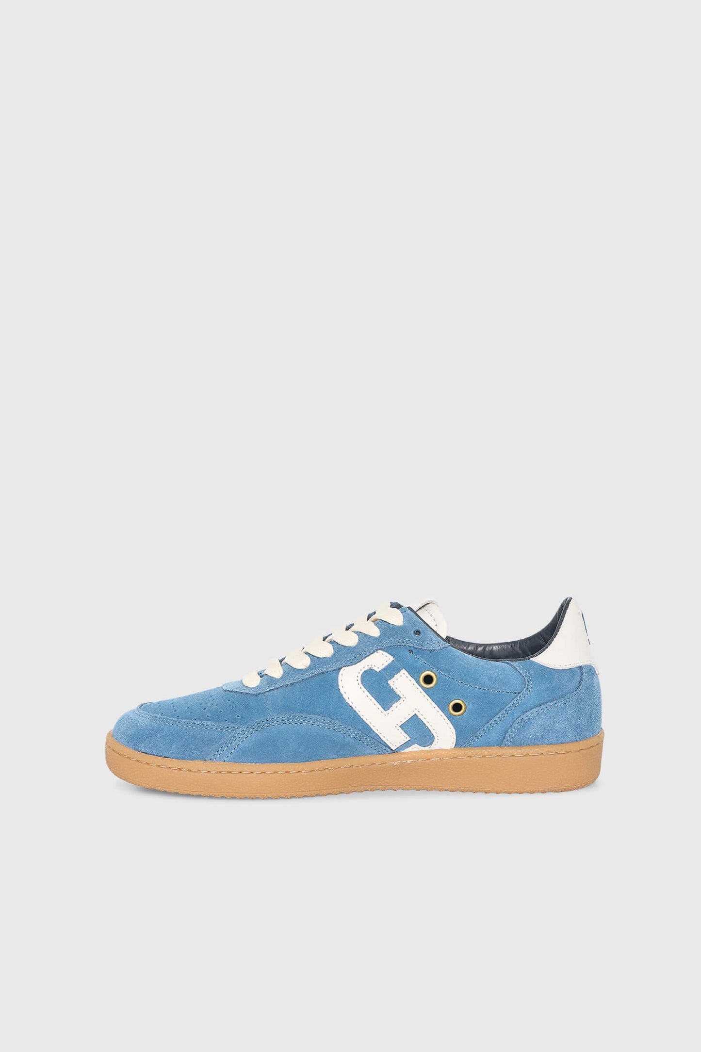 Janice Sneakers Stanley Blauw Suede