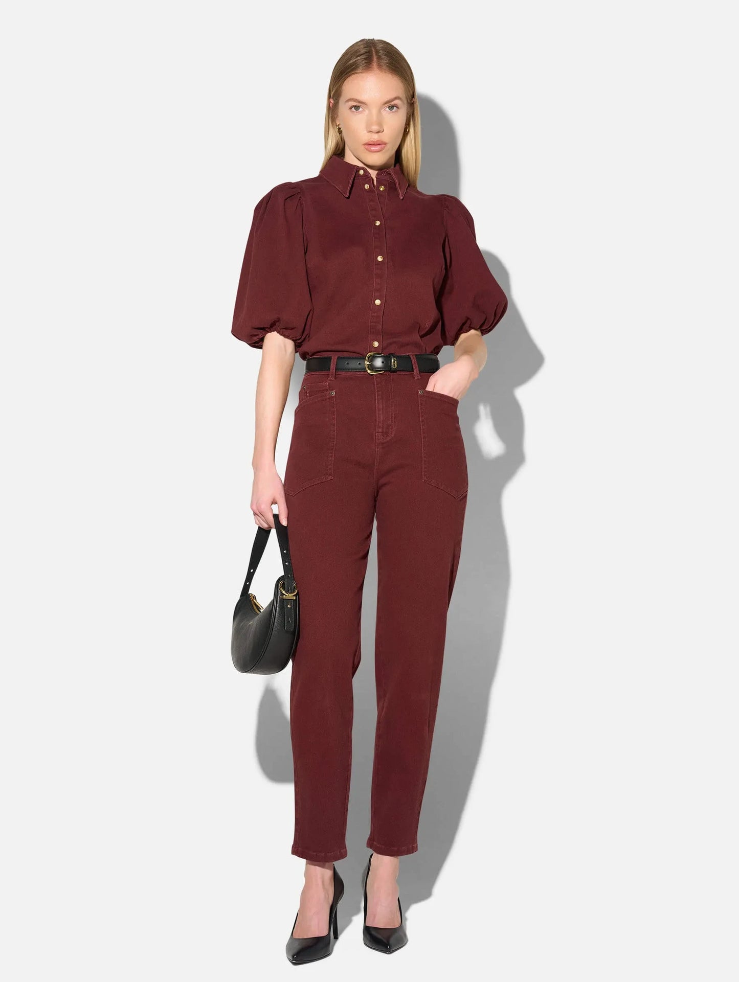 Janice Broek Morrison Burgundy