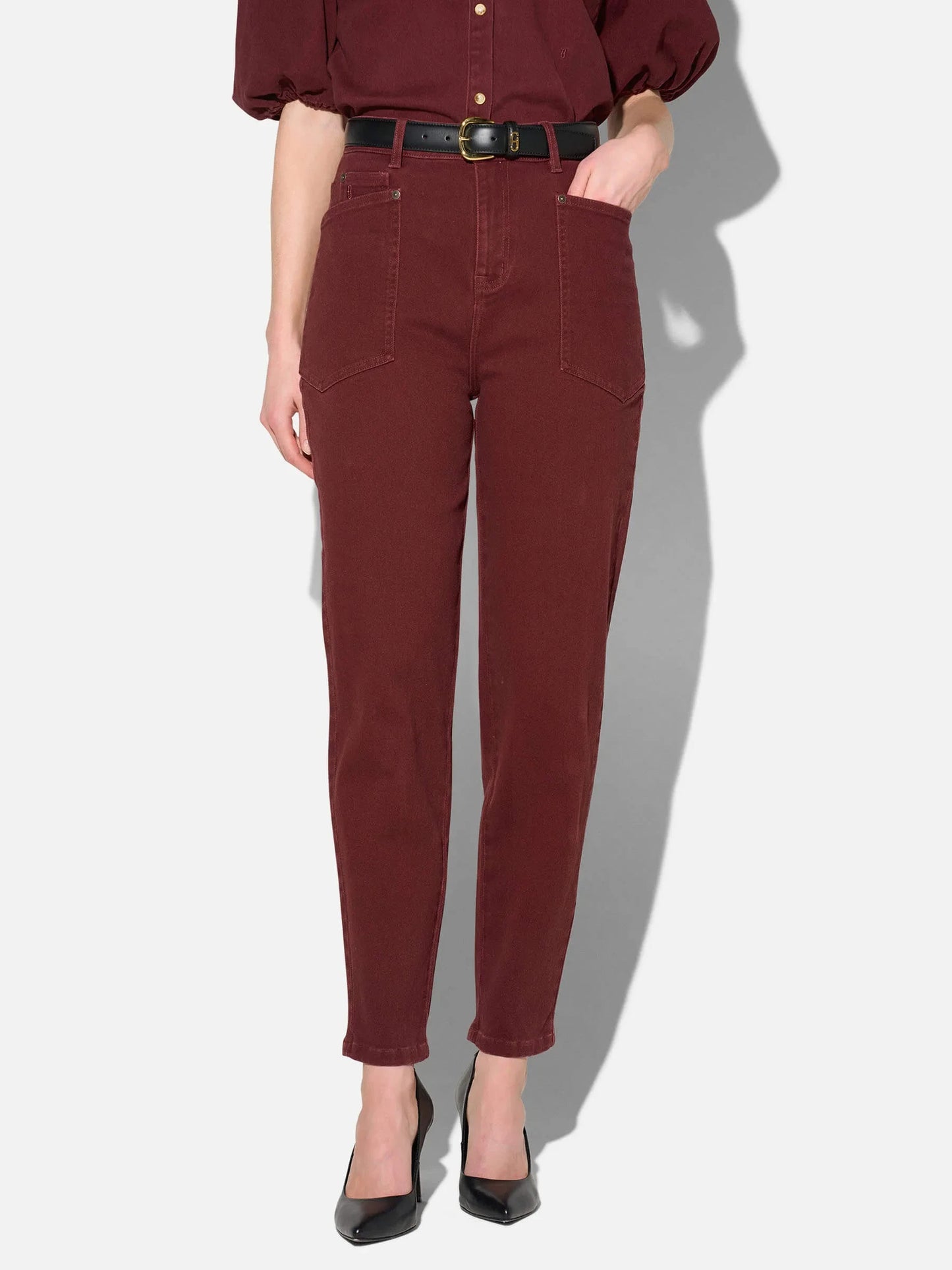 Janice Broek Morrison Burgundy